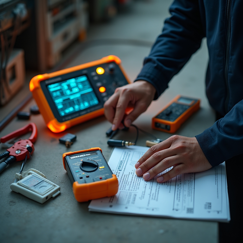 Strumentazione professionale per misurazione consumi energetici in quadro elettrico commerciale